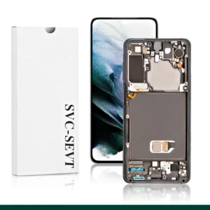 Genuine LCD Screen and Digitizer For Samsung Galaxy S21/S21 5G SM-G990F/G991B With Frame