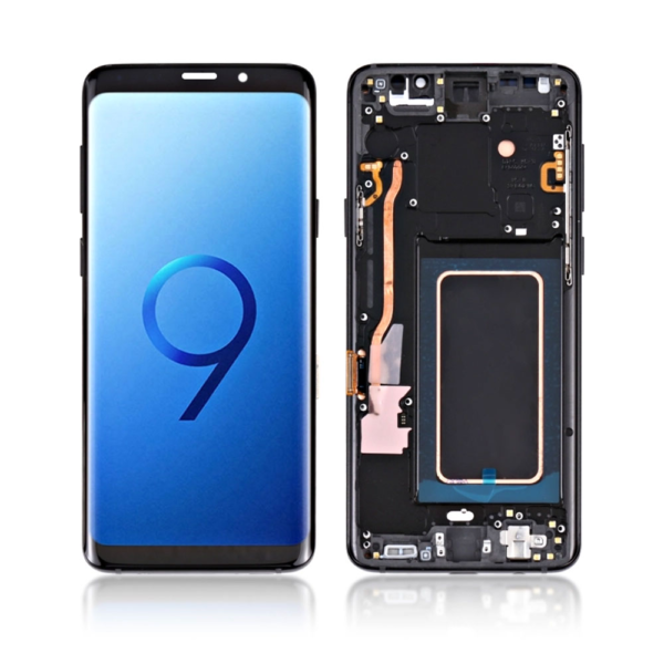 Replacement OLED LCD Screen For Samsung Galaxy S9 Plus (G965) Black – With Frame