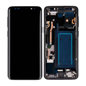 Replacement LCD Screen For Samsung Galaxy S9 (G960) Black – With Frame