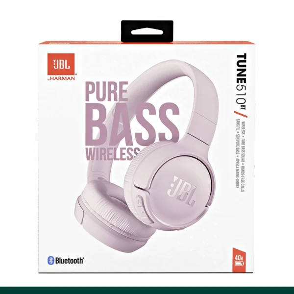 JBL Tune-510bt Wireless Bluetooth Headphone Pink