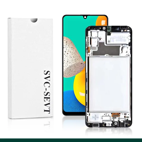 Genuine LCD Screen and Digitizer For Samsung Galaxy M32 SM-M325FV With Frame