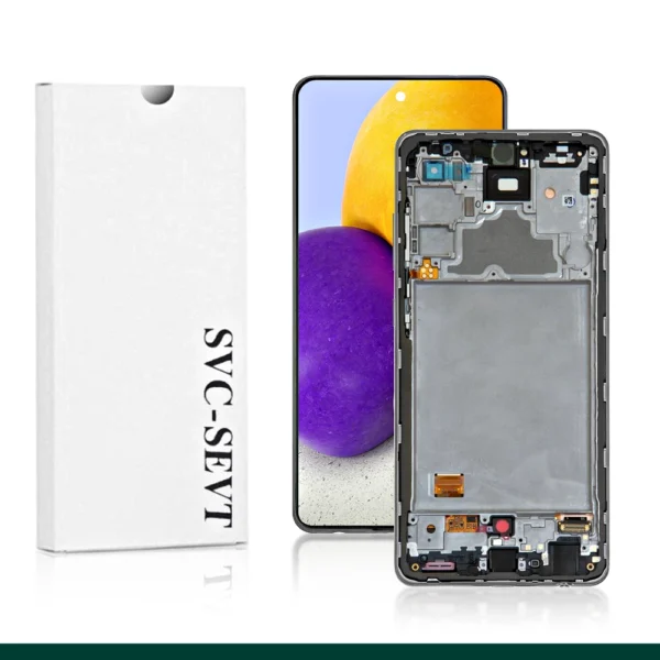 Genuine LCD Screen and Digitizer For Samsung Galaxy A72 5G SM-A726B With Frame