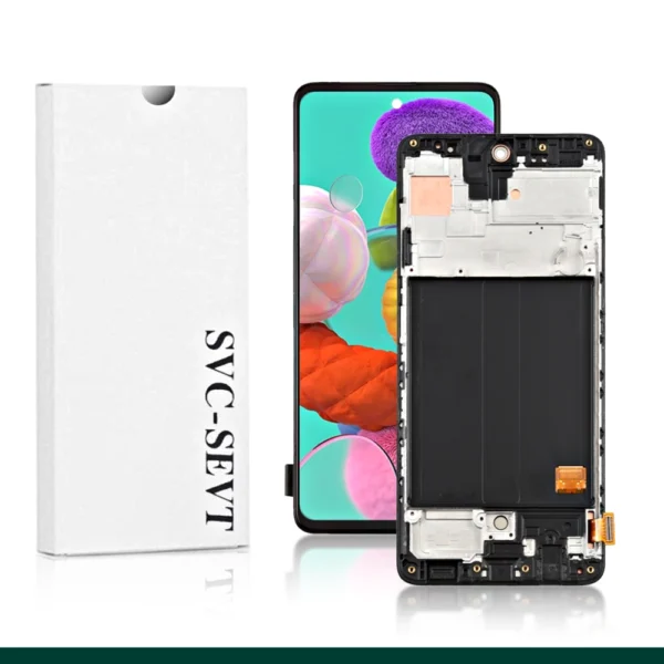 Genuine LCD Screen and Digitizer For Samsung Galaxy A51 SM-A515F with Frame