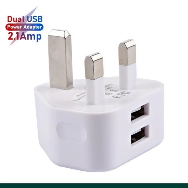 ANG 2.1A Dual USB Port Adapter