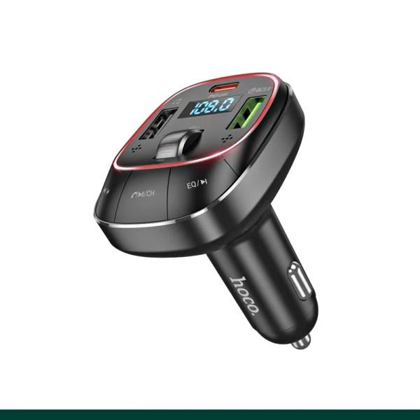 Hoco E76 Pole PD45W+QC3.0 Car Bluetooth FM Transmitter