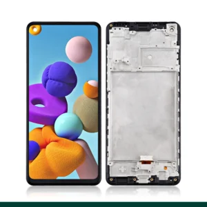 OLED LCD Compatible For Samsung Galaxy A21S SM-A217F With Frame