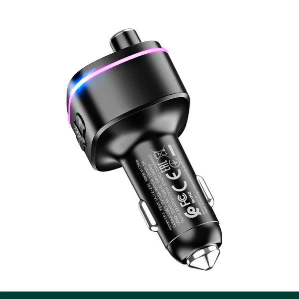 Hoco E62 Fast PD20W+QC3.0 Car Charger With Wireless FM Transmitter