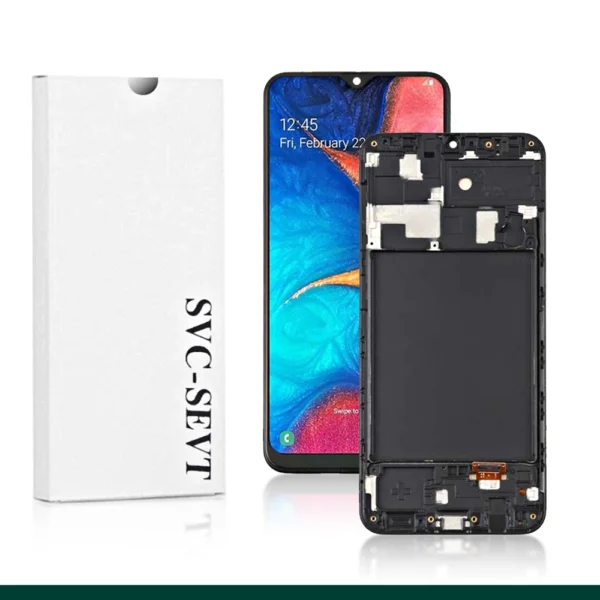 Genuine LCD Screen and Digitizer For Samsung Galaxy A20 SM-A205 With Frame