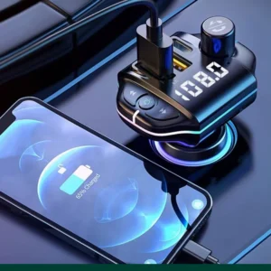 ANG A10 Wireless FM Transmitter With USB-C Fast Car Charger