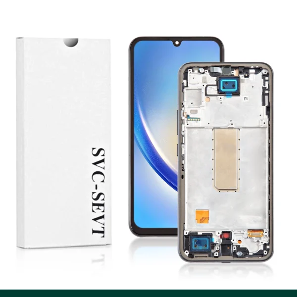 Genuine LCD Screen and Digitizer For Samsung Galaxy A34 5G SM-A346 With Frame