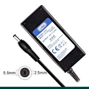 ANG CE Approved Toshiba Laptop Adapter 19V 3.42A 5.5x2.5mm