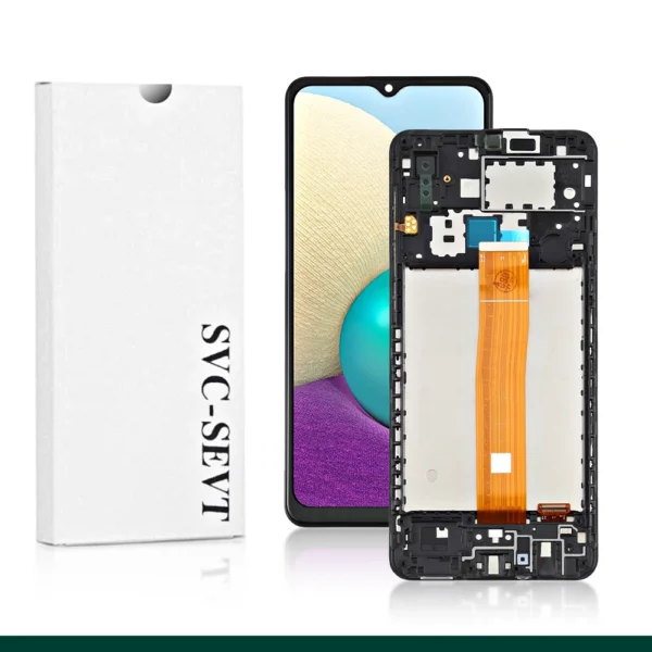Genuine LCD Screen and Digitizer For Samsung Galaxy A02 SM-A022F With Frame