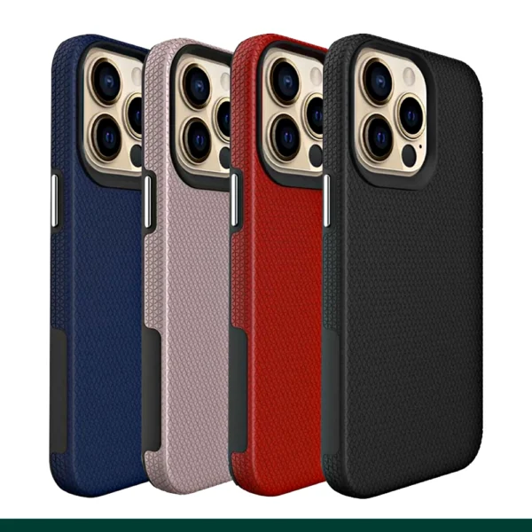 Net Shield Back Cover Case For iPhone 15 Series