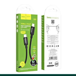 Hoco X89 Wind Type-C To Lightning Charging Data Cable