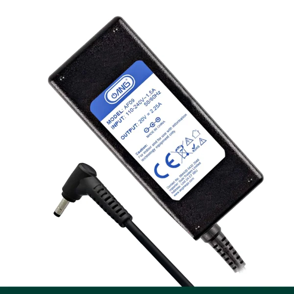 ANG CE Approved Lenovo Laptop Adapter 20V 2.25A 4.0x1.7mm