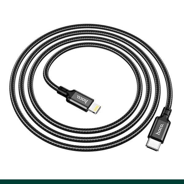 Hoco X14 Double Speed PD Charging Data Cable For iPhone