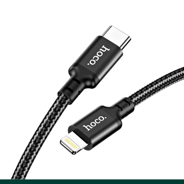 Hoco X14 Double Speed PD Charging Data Cable For iPhone
