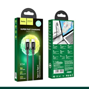 29A Hoco X14 Double Speed 60W Charging Data Cable Type-C To Type-C