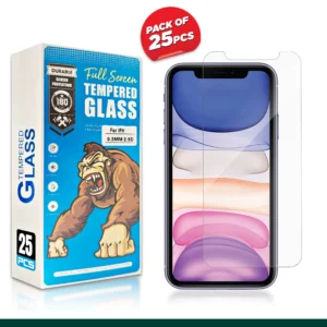Compatible Tempered Glass For iPhone 11 Series (Pack of 25)