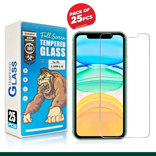 Compatible Tempered Glass For iPhone 12 Series (Pack of 25)