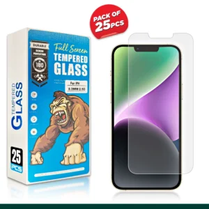 Compatible Tempered Glass For iPhone 14 Series (Pack of 25)