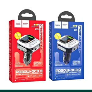 Hoco E75 Bravery PD30W+QC3.0 Car Bluetooth FM Transmitter