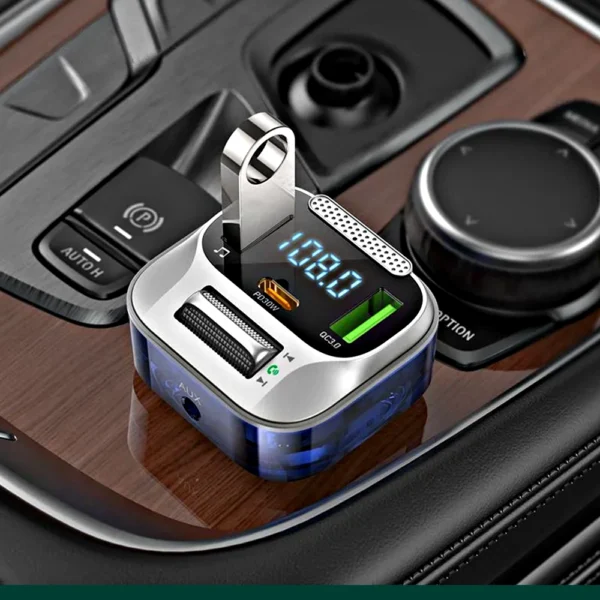 Hoco E75 Bravery PD30W+QC3.0 Car Bluetooth FM Transmitter