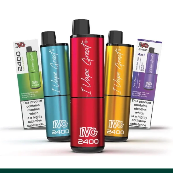 IVG 2400 4 In 1 Multi Flavors Disposable Vape