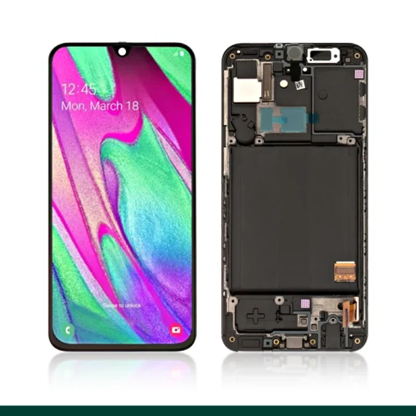 OLED LCD Compatible For Samsung Galaxy A40 SM-A405FN With Frame