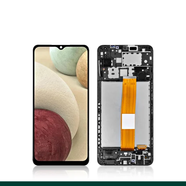 OLED LCD Compatible For Samsung Galaxy A12 With Frame