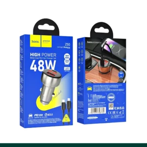 HOCO Z50 Leader 48W Dual port Digital Display Car Charger