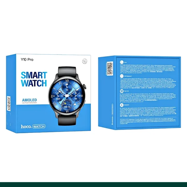 Hoco Y10 Pro AMOLED Smart Sports Watch (Call Version)