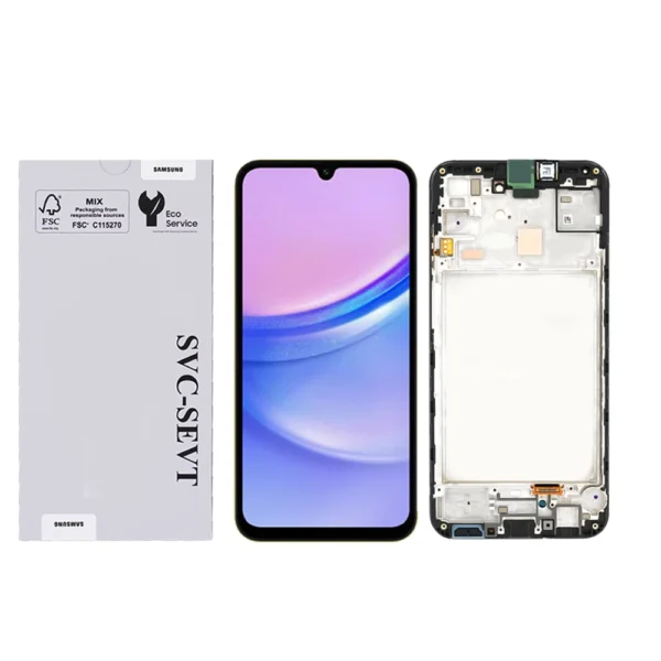 Genuine LCD Screen and Digitizer For Samsung Galaxy A15 4G SM-A155F With Frame