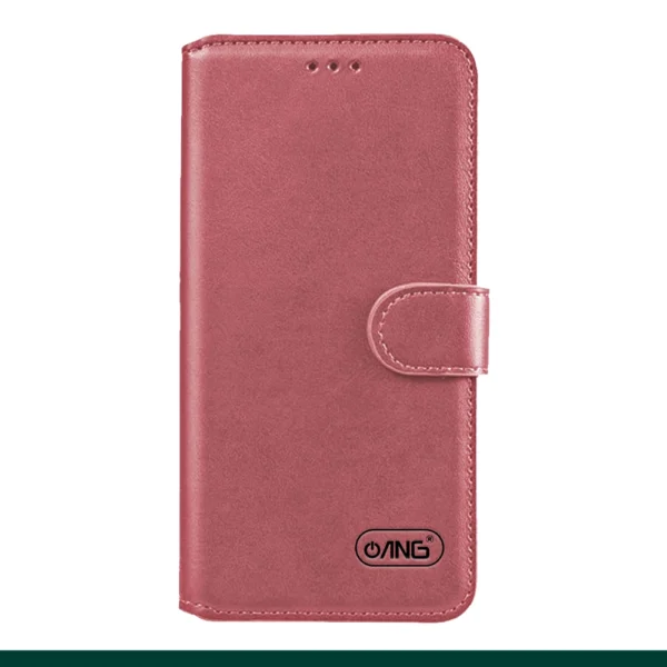 ANG Premium Leather Flip Book Case For iPhone 16 Series - Image 4