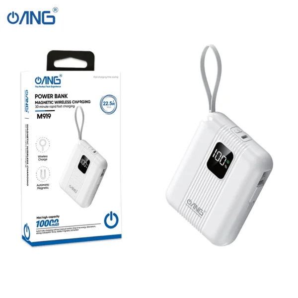 ANG M919 22.5W Magsafe 10000mAh Power Bank