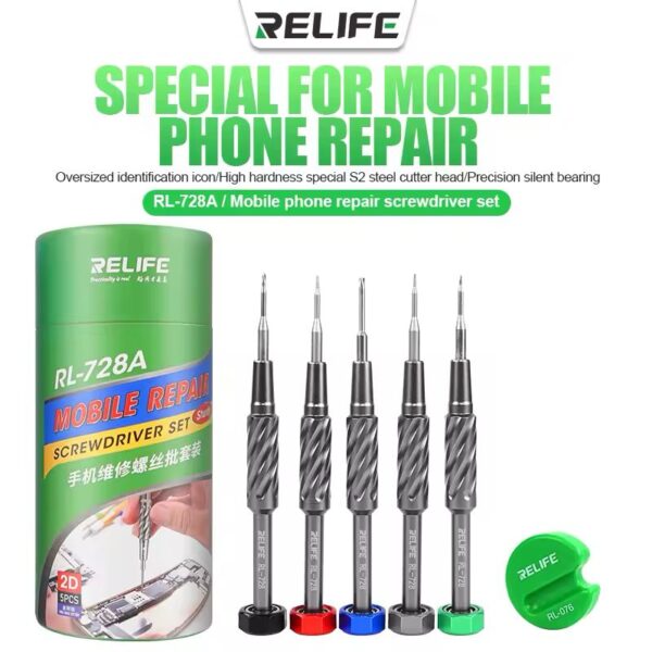 RELIFE RL-728A Mobile Repair Screwdriver Set
