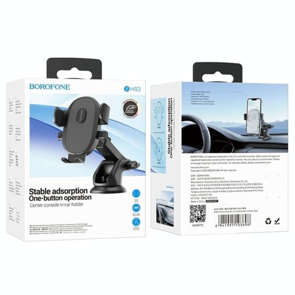 BOROFONE BH93 Exprerience One Button Dashboard Car Phone Holder
