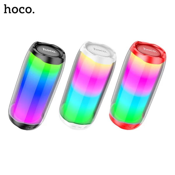 HOCO HC8 Pulsating Colorful Luminous Wireless Speaker - Image 2