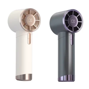 DS 1013 Wuji Handheld Mini Rechargeable Cooling Fan With Power Speed LED Display