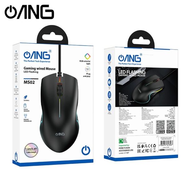 ANG MS02 Enjoy Gaming Luminous Wired Mouse