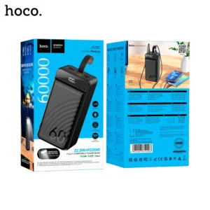 HOCO J123C Element 22.5W+PD20W Fully Compatible Power Bank With Digital Display (60000mAh)