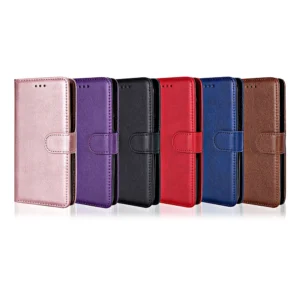Leather Flip Wallet Book Case For Samsung A17 (A176B)